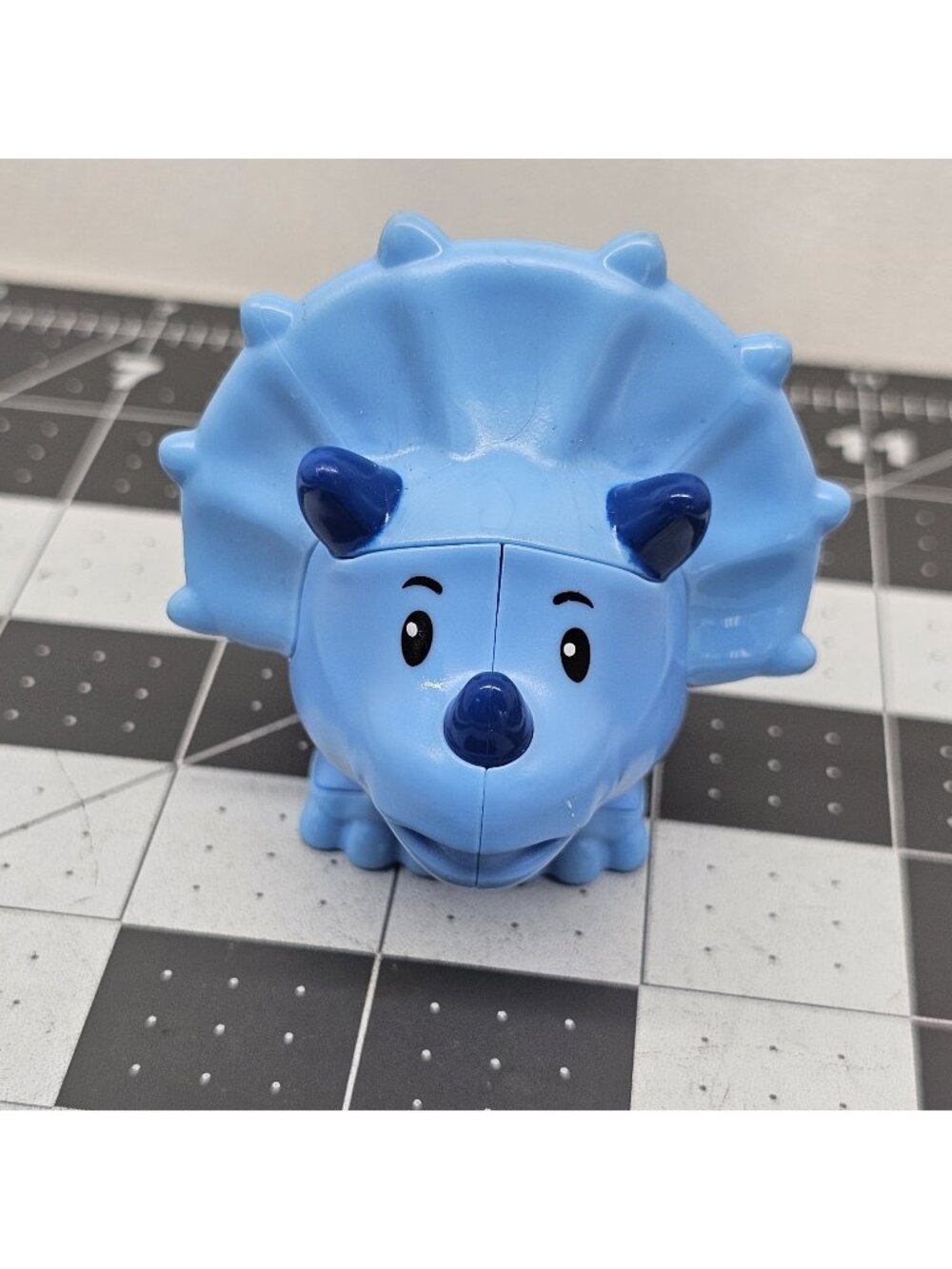Fisher-Price Little People Blue Triceratops Dinosaur Figure Toy